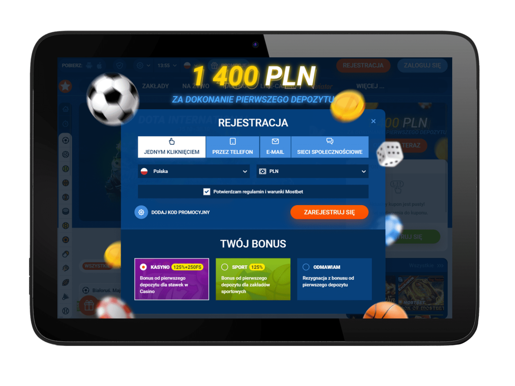 Ofertas de bônus e promoções no site do cassino MostBet