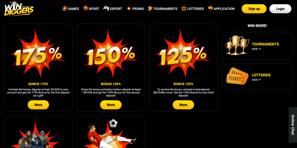 Rewarding Bonuses and Promos at Win Diggers Gambling Establishment